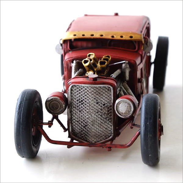 楽天市場】置物 オブジェ スポーツカー おもちゃ アンティーク調