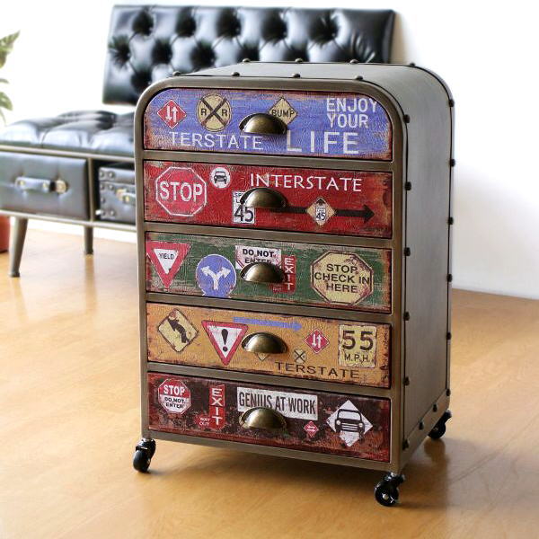 楽天市場】チェスト アメリカン アイアン おしゃれ レトロ ナイト