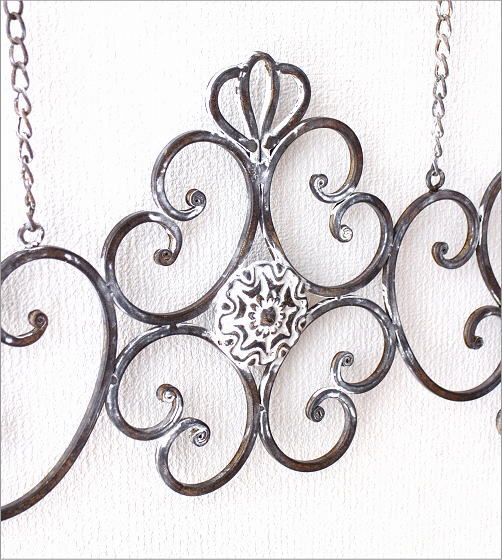 楽天市場】壁飾り アイアン 壁掛け おしゃれ アンティーク アラベスク