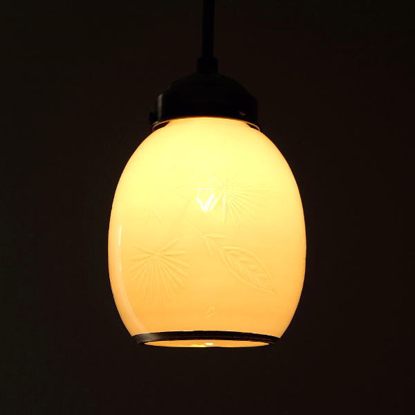 楽天市場】ペンダントライト ガラス おしゃれ ホワイト アンティーク