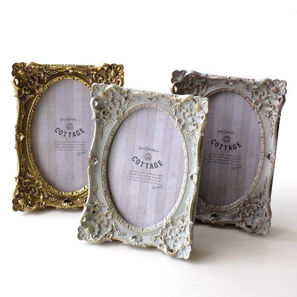 楽天市場】フォトフレーム 写真立て おしゃれ 卓上 壁掛け 楕円