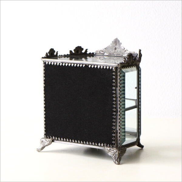 楽天市場】ガラスケース 真鍮 アンティーク コレクションケース 扉付き