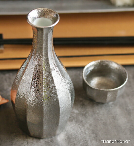 宮本製 杯/純銀 徳利/sterling silver 酒器揃 約258g 宮本製 杯/純銀