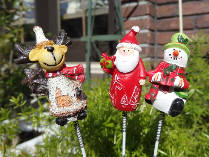 楽天市場】クリスマス サンタ スノーマン トナカイ ガーデニング