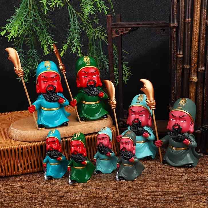 楽天市場】関羽 インテリア 置物 装飾品 フィギュア デコレーション