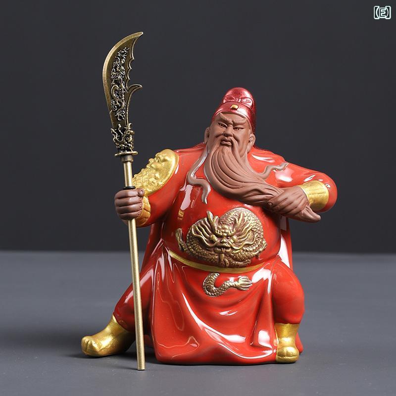 楽天市場】関羽 フィギュア インテリア 置物 装飾品 デコレーション