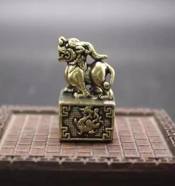 銅器 獅子 縁起物 応接間 玄関 茶台 文机 装飾品 工芸品 置物 銅器