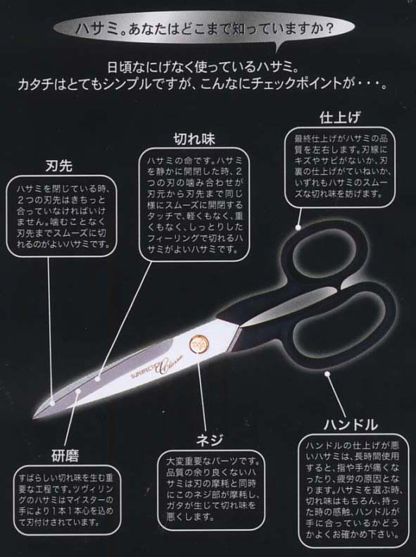 楽天市場】ヘンケルス ツヴィリング 洋バサミ 18cm 41900-181 スーパー