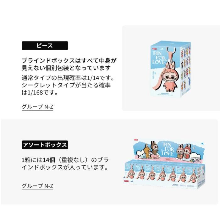 PIN FOR LOVEピンフォーラブ イニシャル後半アソートミニラブブ 正規品