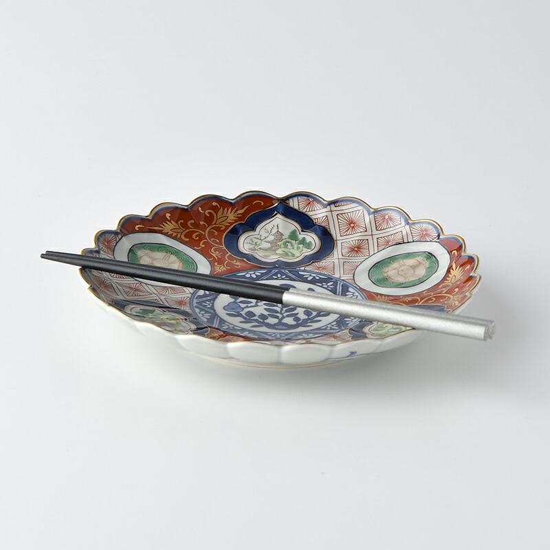 楽天市場】赤濃木甲山水 和皿【波佐見焼き】石丸陶芸林九郎窯