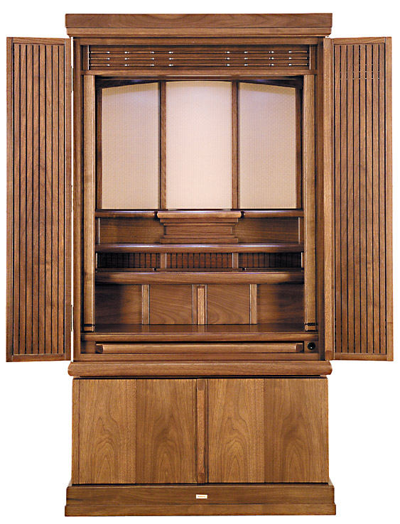 モダン仏壇 カシオペア 1200 ウォールナット [床置] モダン仏壇