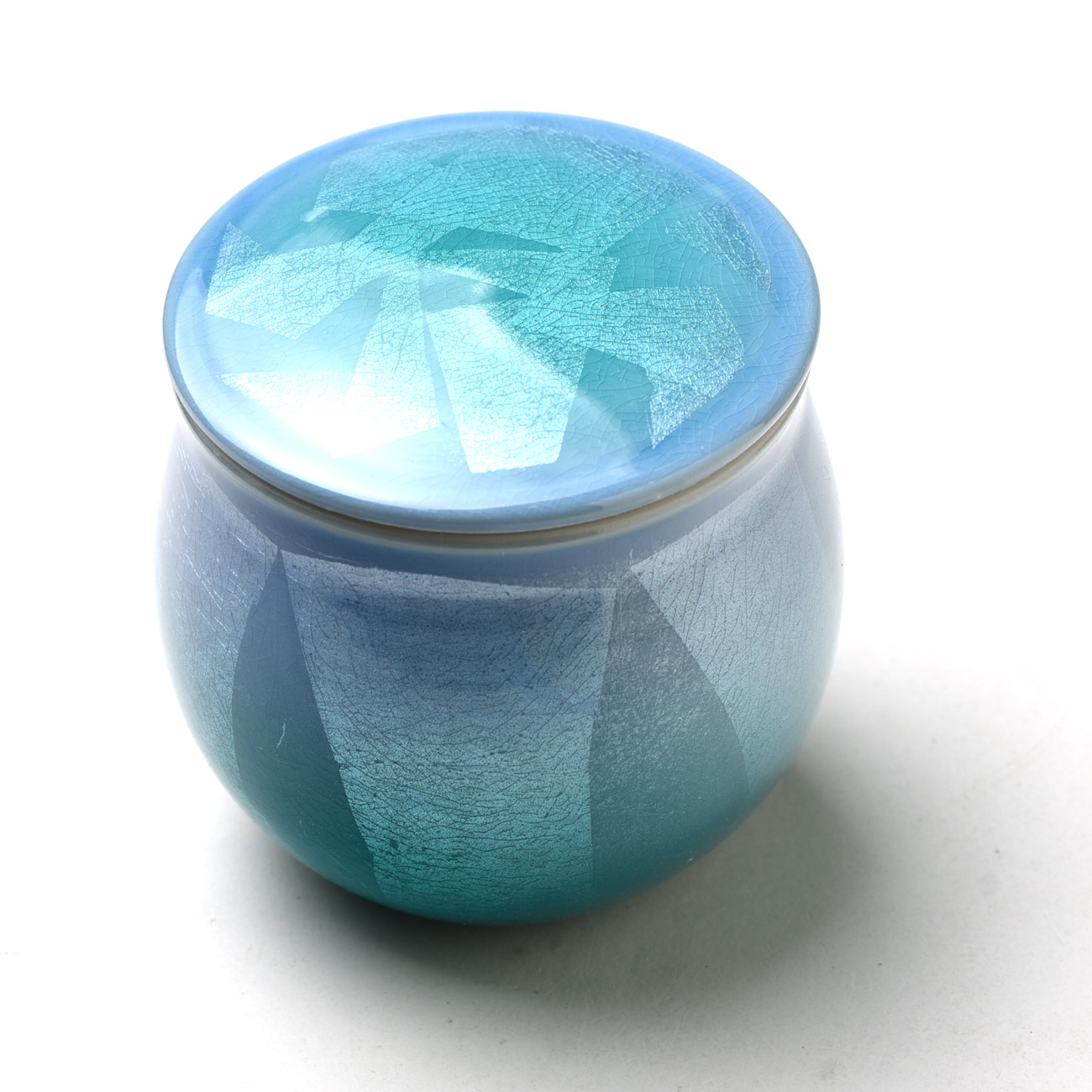 楽天市場】骨壷 ミニ骨壺 九谷焼 3寸（口径） 銀彩ピンク 銀彩ブルー