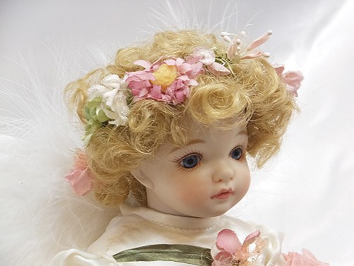 楽天市場】若月まり子 ビスクドール「ベビーエンジェル：ピンク」【楽