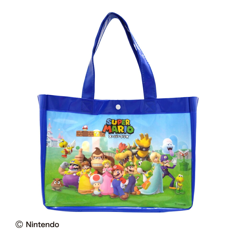 楽天市場】スーパーマリオ ビーチトートバッグ ビーチバッグ プール