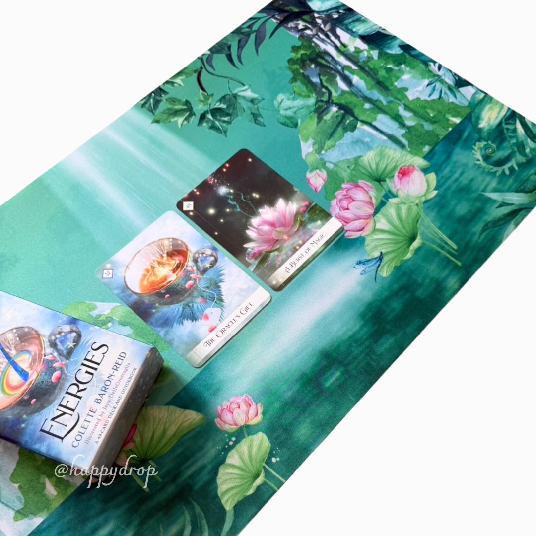 楽天市場】翡翠の水源 タロットクロス グ/リーン 滑り止めつき 国産