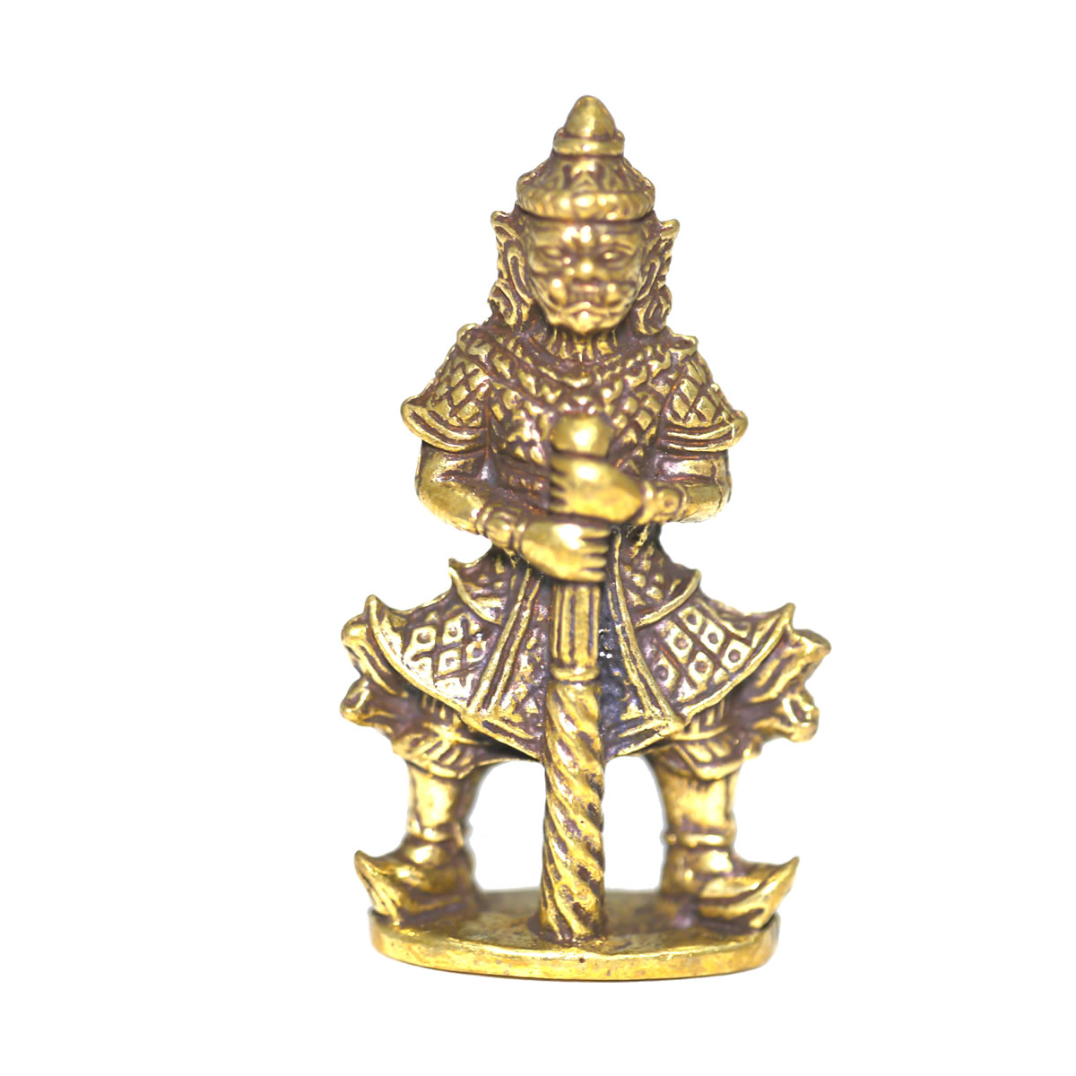 楽天市場】真鍮製の小さな置物 鬼の姿をした厄除けの守護神ヤック タイ