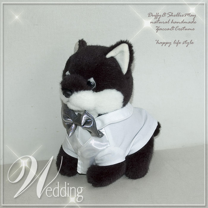 楽天市場】柴犬 黒柴 ウエディング ウエルカムドール ペア ぬいぐるみ