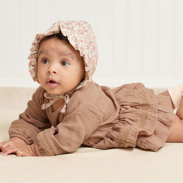 楽天市場】Quincy Mae オーガニックコットン ベビー ガーゼペプラム