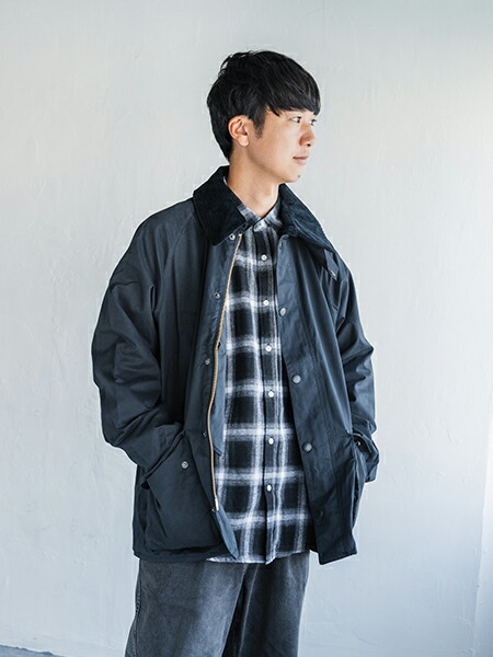 楽天市場】Barbour バブアー BEDALE ビデイル ピーチスキン ブルゾン