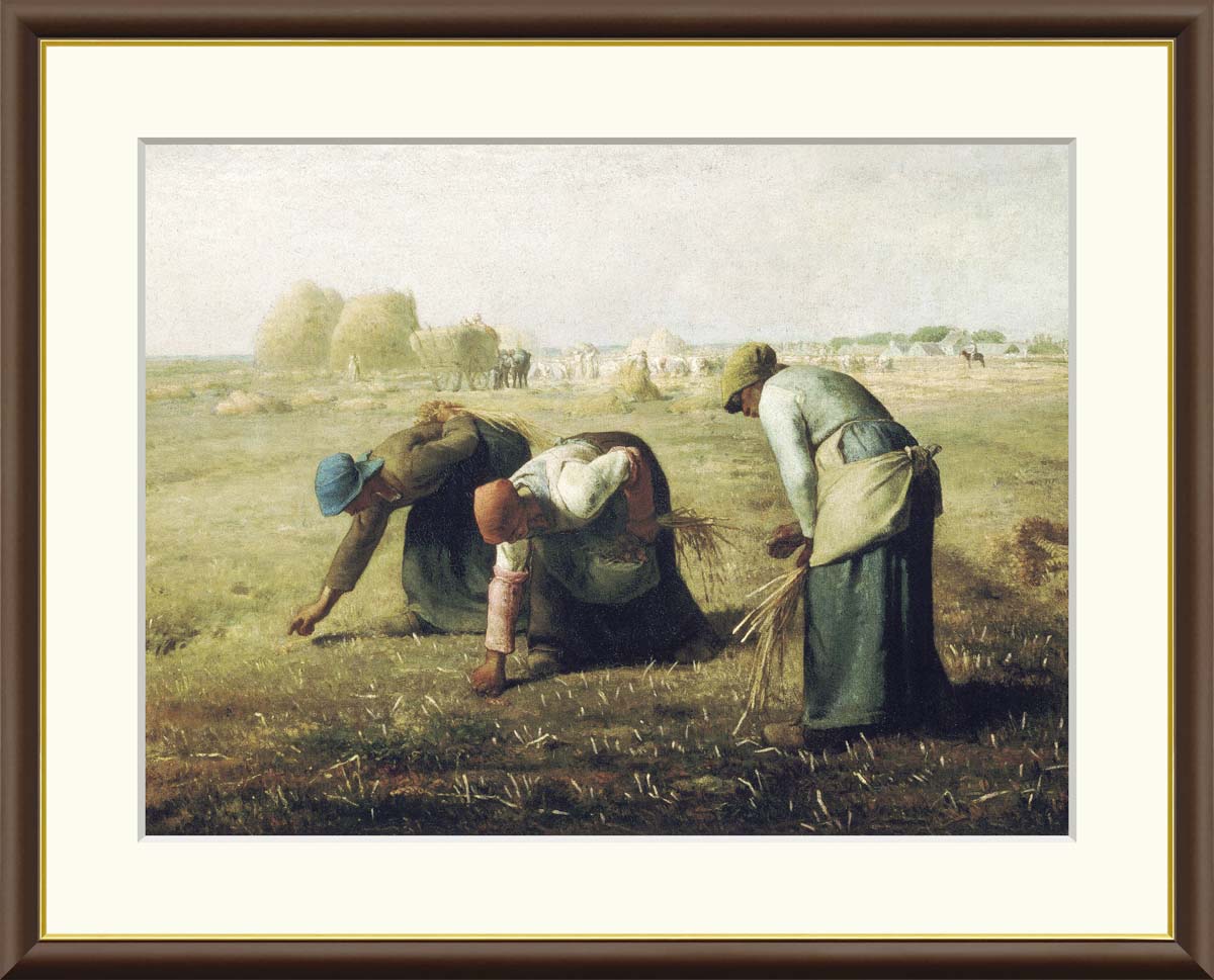 絵画 名画 巧芸画 アート額縁 額絵 洋画 春 F6号 ミレー 絵画 額入り