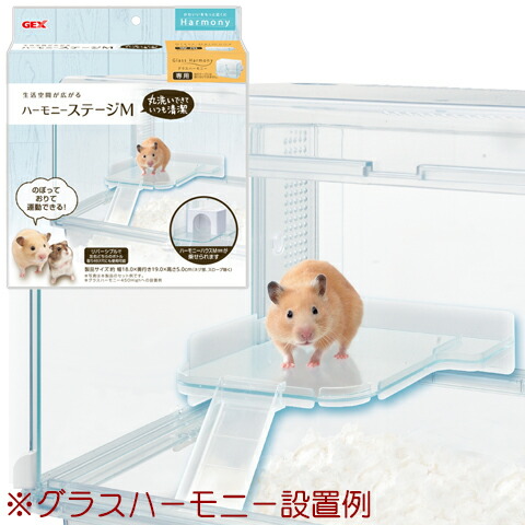 mana様確認用ハムスターグラスハーモニー450用ロフト巣箱