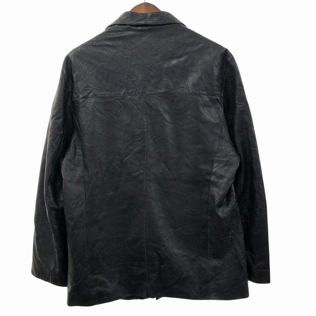 楽天市場】イタリア製 VERA PELLE レザージャケット モード ブラック