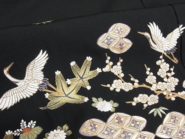 楽天市場】平和屋-こころ店□豪華黒留袖 中国三大刺繍 汕頭刺繍
