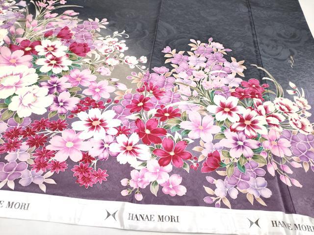 楽天市場】平和屋本店□極上 森英恵・HANAE MORI 振袖 駒刺繍 草花文