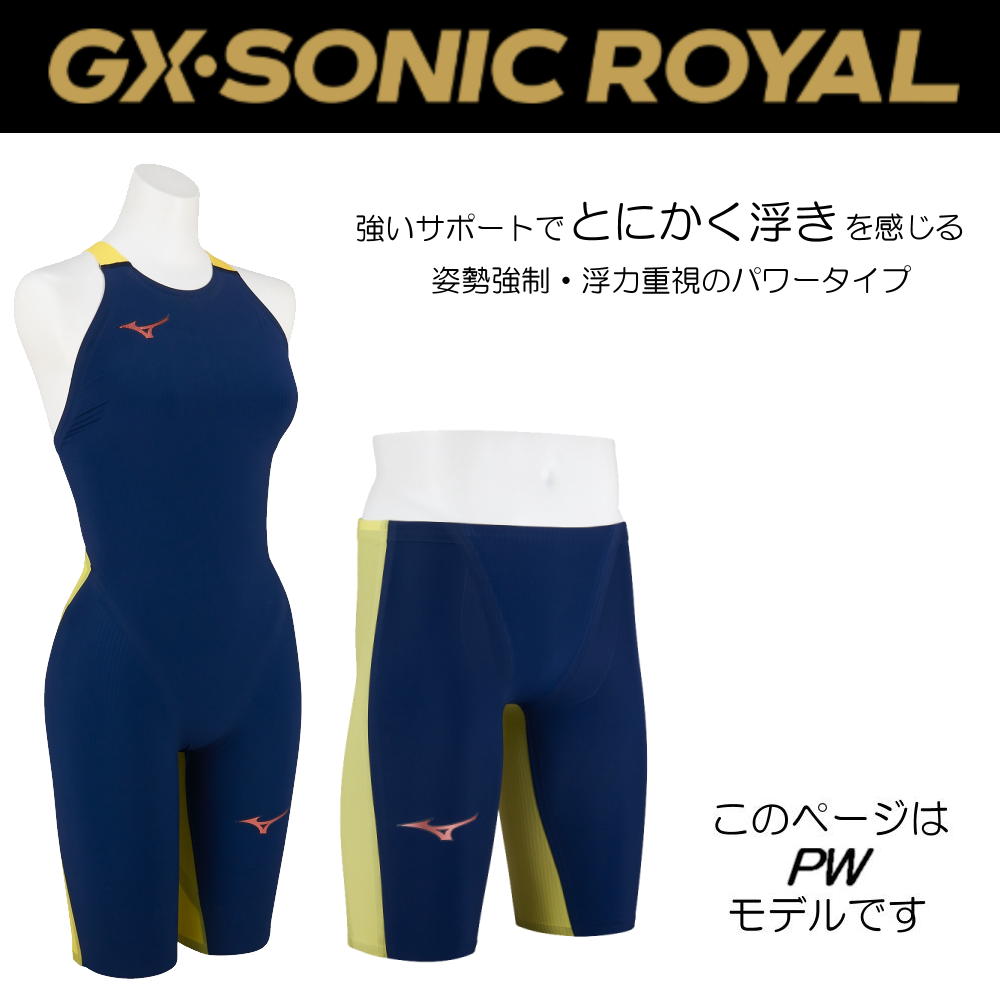 楽天市場】ミズノ 競泳水着 メンズ GX SONIC ROYAL PW WA承認モデル