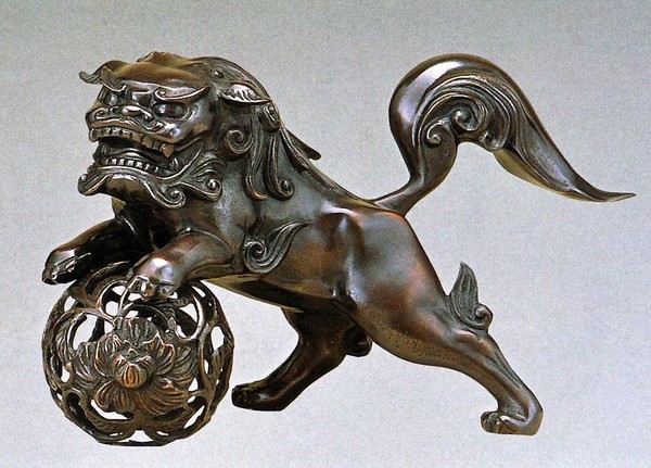 吉田叡示 銅像 共箱 在銘 YOSHIDA ブロンズ 彫刻 置物 金属工芸 銅製