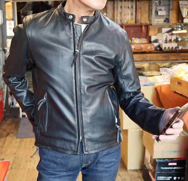 楽天市場】【KADOYA EURUS-GS 】ユーラスGS レザージャケット シングル