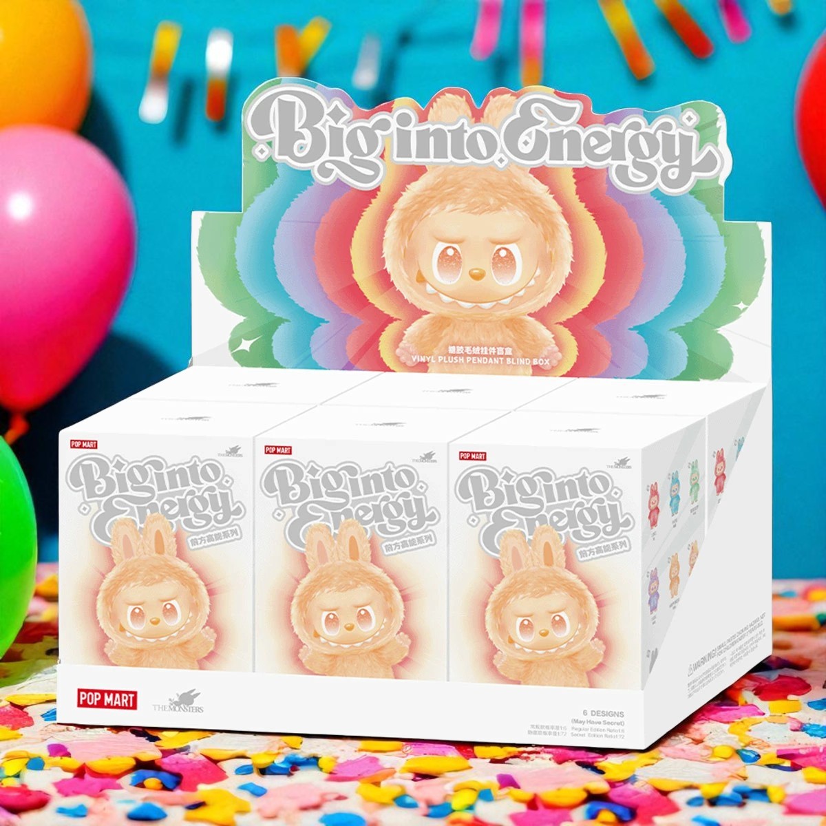 正規品・未開封Labubu Big into Energy 3箱 すぐ発送 正規品・未開封