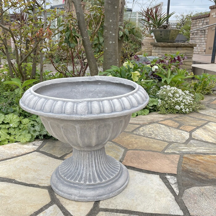 楽天市場】【野川農園】エレガントプランターA(15437)W=41cm 鉢