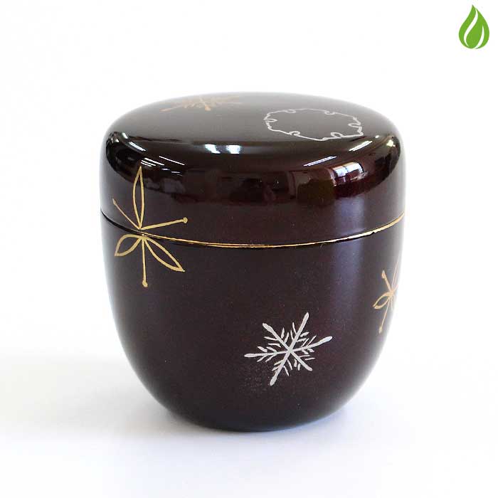 楽天市場】茶道具 棗 なつめ 東雲 溜塗 中棗 雪月花蒔絵 地味 ( 内梨子