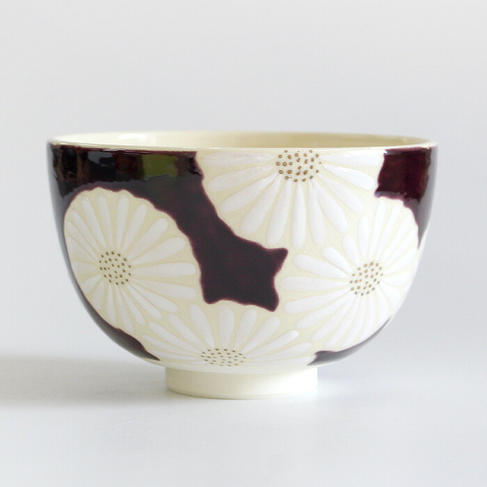 楽天市場】茶道具 抹茶茶碗 清水焼 白菊紫地 西川貞三郎商店 かより 京