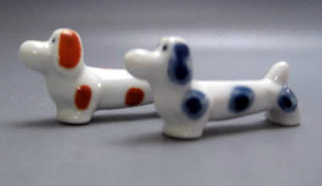 楽天市場】箸置き ダックスフンド/ 犬 ペア【美濃焼】 : 和・洋 中華