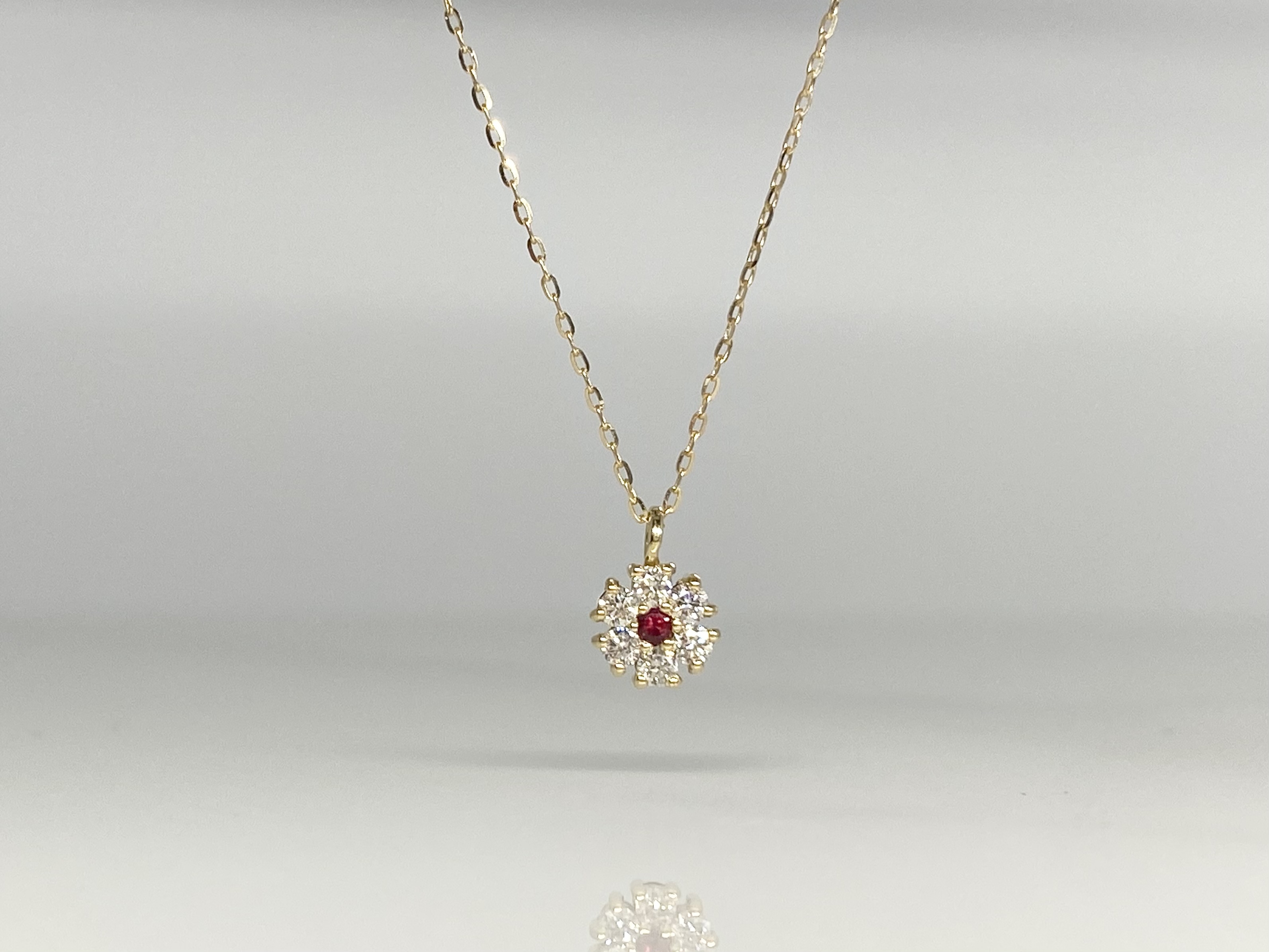 k182ミリミラーボール入りレットスピネルネックレスNO25-1345 楽天市場