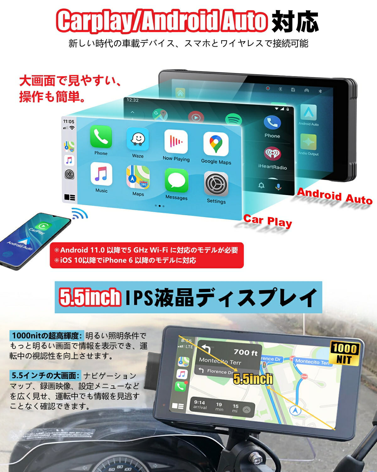 楽天市場】【ポイント5倍UP！2/10 1:59迄】【超薄型設計+自動輝度調整