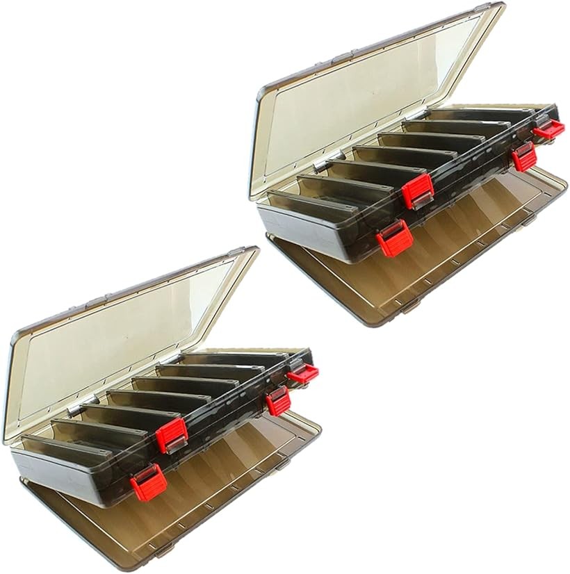 楽天市場】ルアーケース タックルボックス 10本収納 x 2個セット エギ