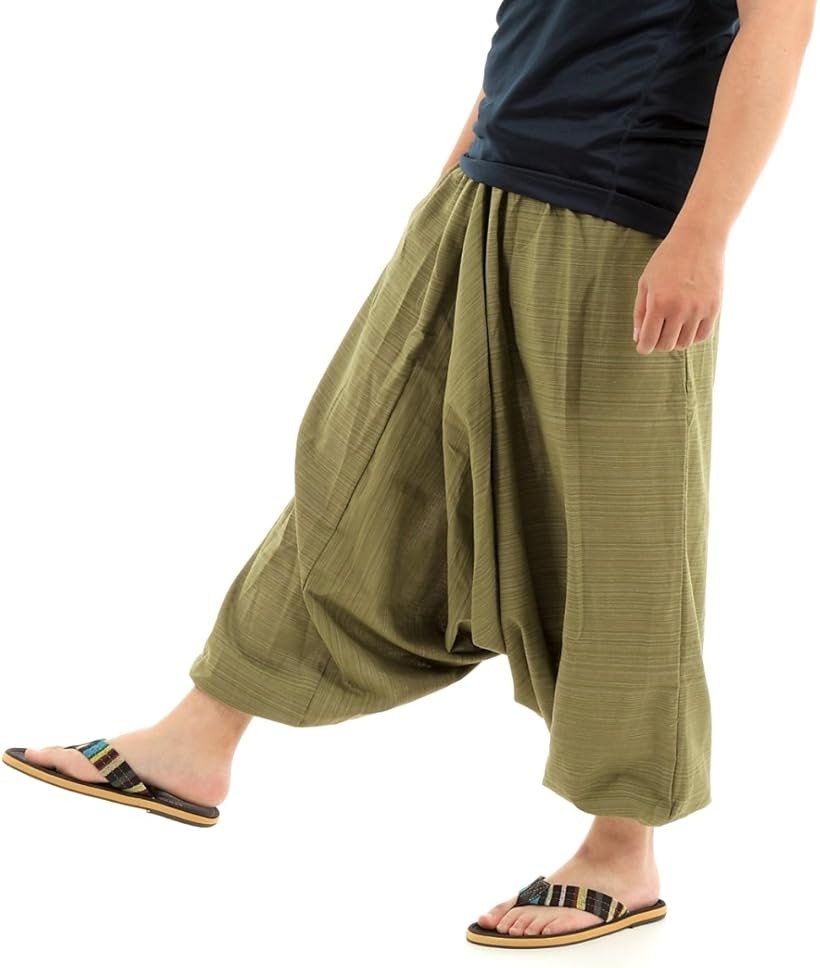 GANRYU サルエルパンツ Lサイズ オリーブ 希少！状態良好！ GANRYU