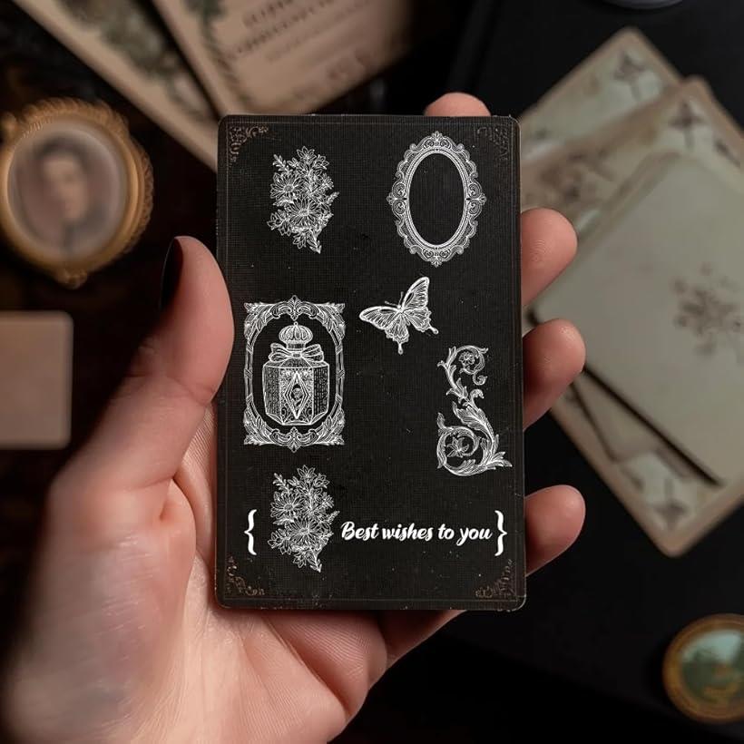 専用出品】 ◎クリア◎ヴィンテージリース/汚れないインク／フレームD2