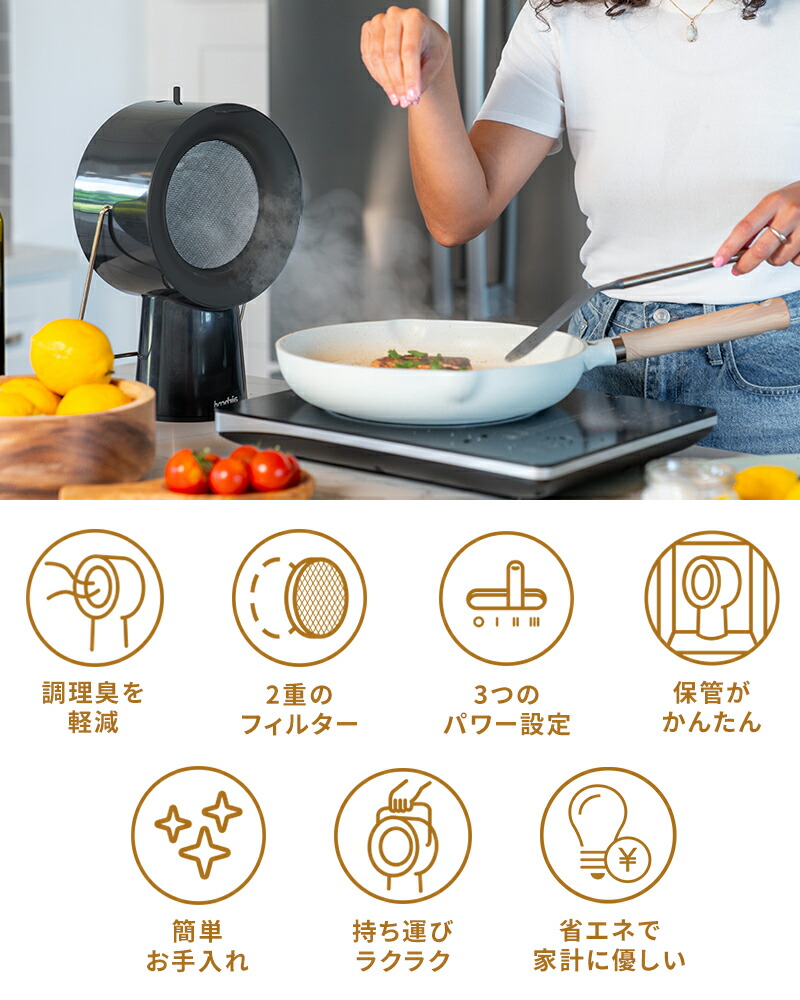 楽天市場】【特典付】卓上レンジフード エアフード AirHood Wired