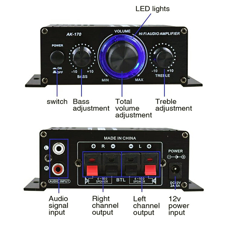 LH専用DIATONE オーディオアンプ 3台セット LH専用DIATONE オーディオ