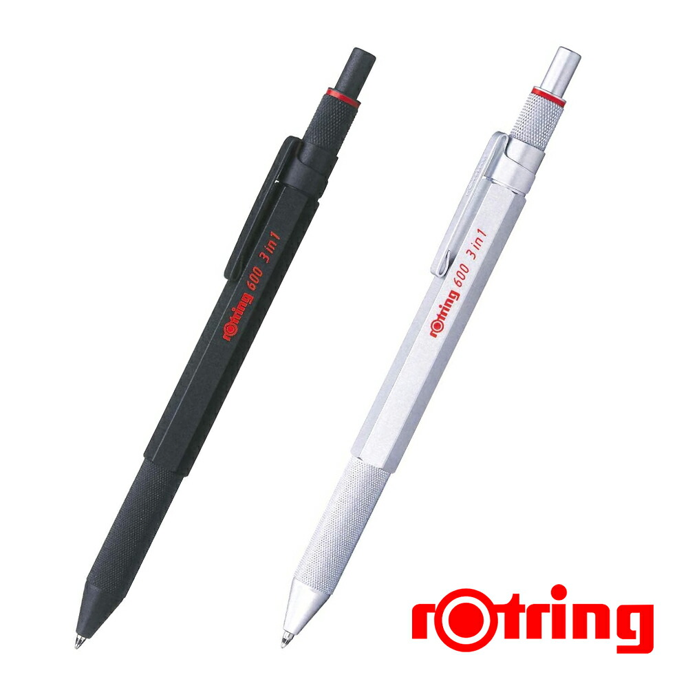 楽天市場】Rotring ロットリング 600 3 in 1 マルチペン 多機能 ペン