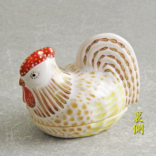 楽天市場】【茶道具】【送料無料】【香合】【在庫処分】色絵鶏香合中村
