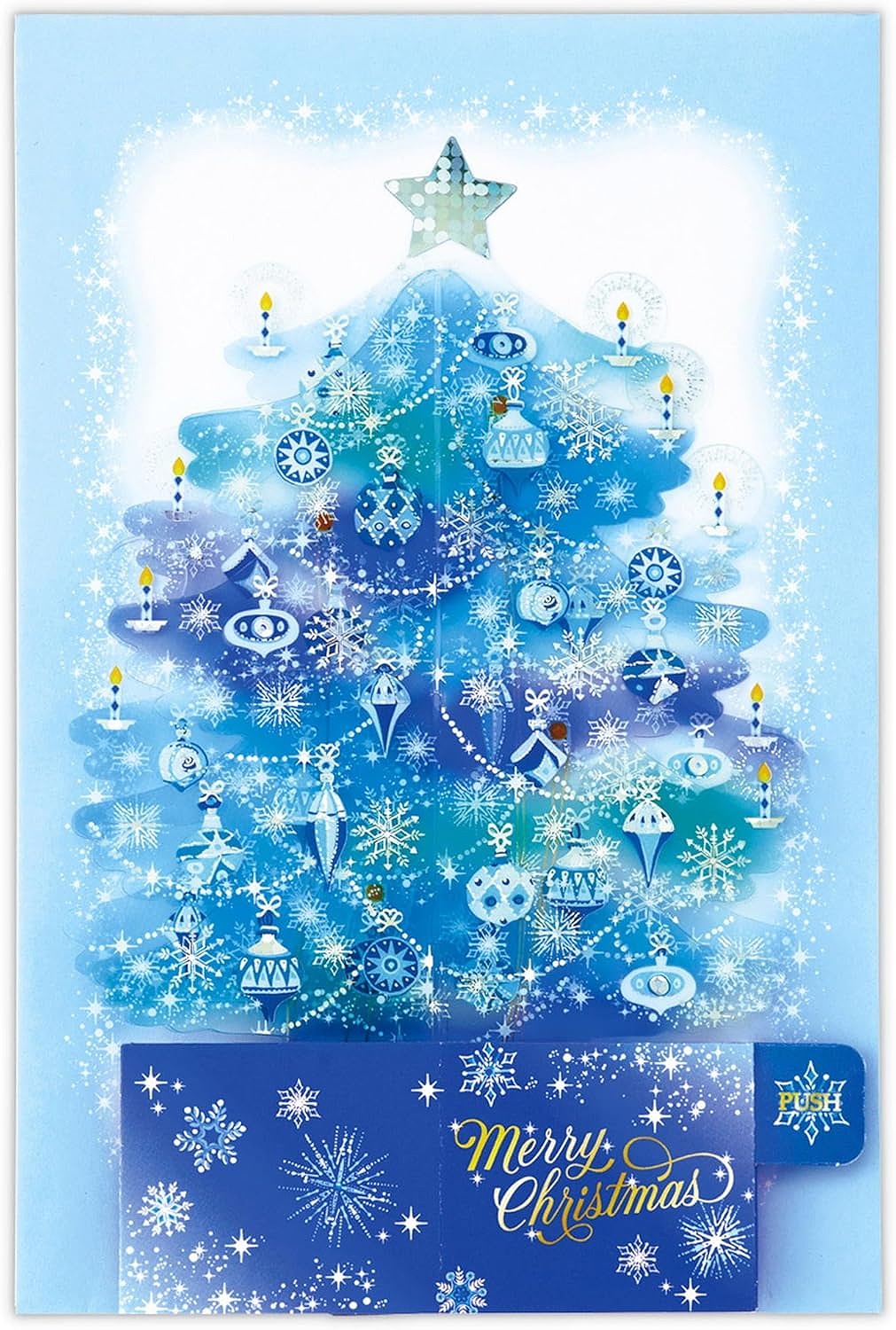 楽天市場】日本ホールマーク クリスマス立体 オルゴールカード LED