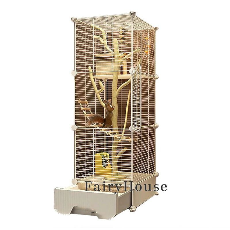 木製ケージ 大型 鳥かご バードケージ シマリス フクロモモンガさんに