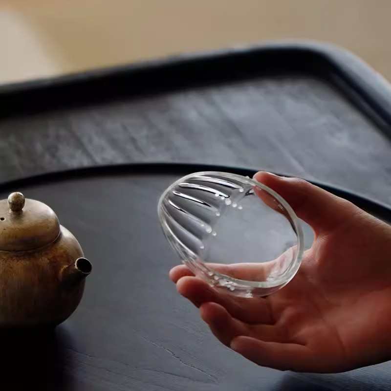 楽天市場】Glass Art 作家作品 耐熱ガラス 茶合 さごう 茶量 お茶 茶葉