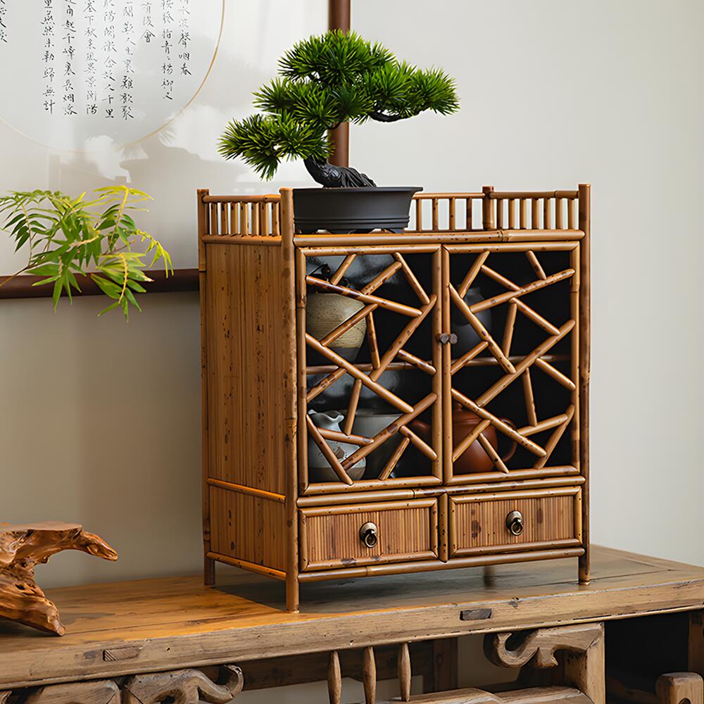 AKa7043 東京中央取扱 斑竹 煎茶棚 通せん棚 お茶棚 AKa7043 東京中央