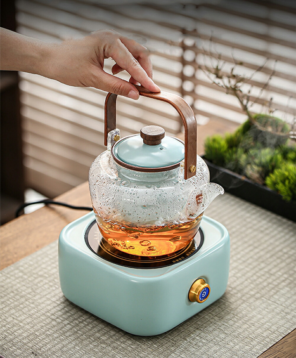 楽天市場】雨過天青 汝窯 青磁 耐熱ガラス ティーポット 1L ガラス急須